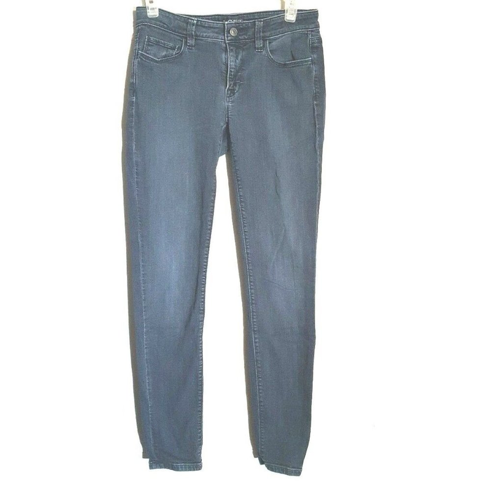 Womens Juniors Super Skinny Ann Taylor Loft 26.2 Tapered Pants Denim Jeans